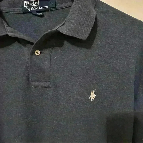POLO RALPH LAUREN collared long sleeve men L - Picture 2 of 6